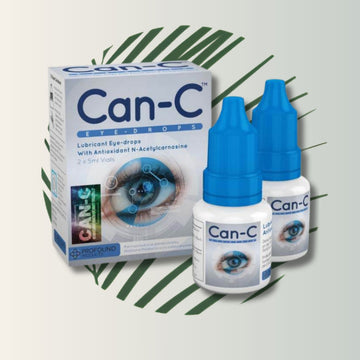 Can-C Gotas para los Ojos con N-Acetilcarnosina (2 goteros de 5 ml)