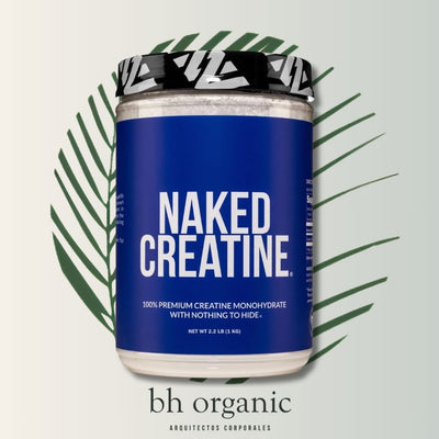 Naked Creatine Monohidrato Puro 1KG - 200 Porciones | Sin Sabores ni Aditivos | Máximo Rendimiento Deportivo | bhorganic