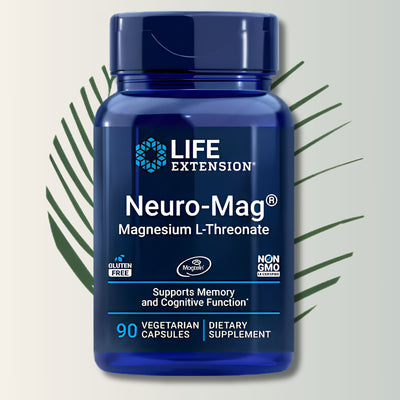 Neuro-mag® Magnesio L-treonato – Life Extension (90 Cápsulas Vegetarianas)
