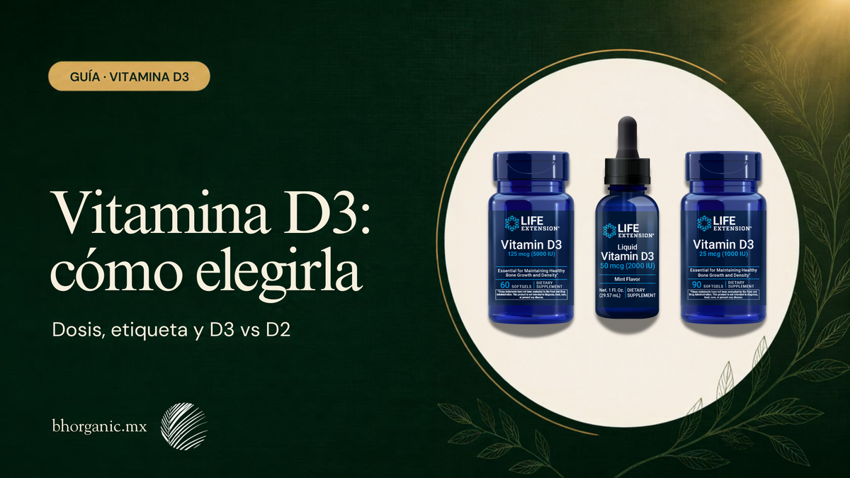 Vitamina D3: cómo elegirla y leer bien la etiqueta
