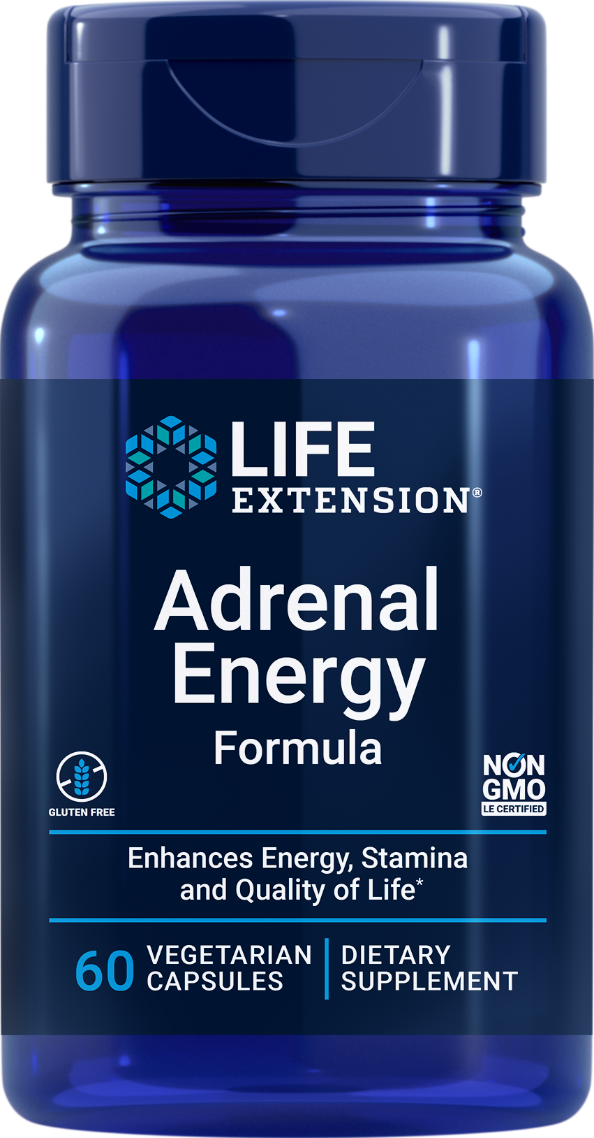 ADRENAL ENERGY FORMULA 60 CAPS LIFE EXTENSION