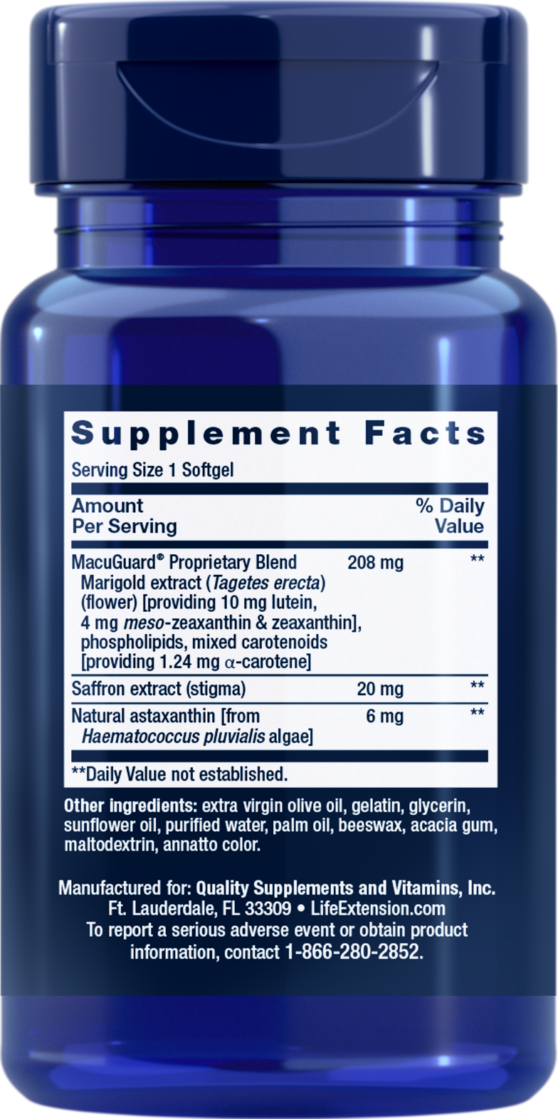MACUGUARD OCULAR SUPPORT ASTAXANTHIN 60 SOFTGEL