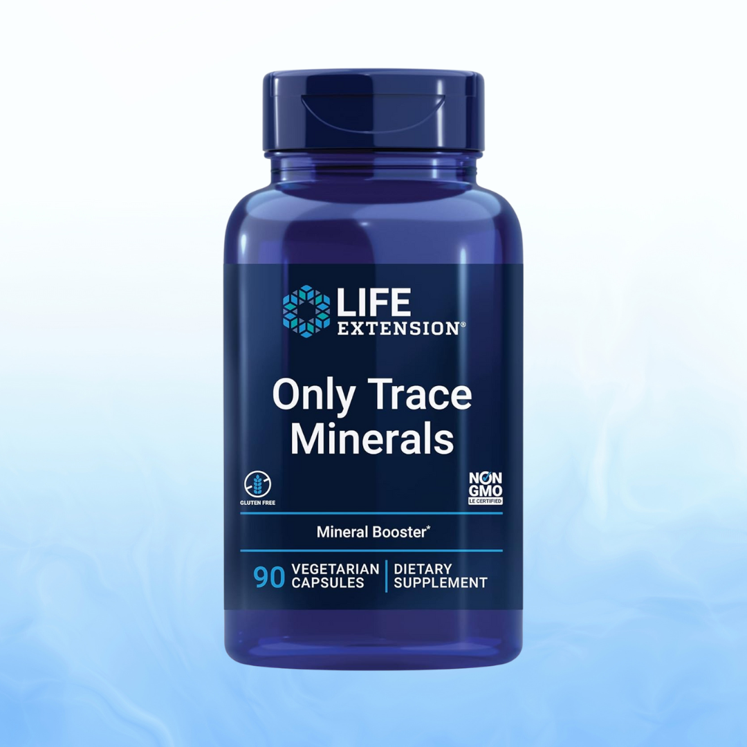 Only Trace Minerals Life Extension 90 Capsulas oligoelementos