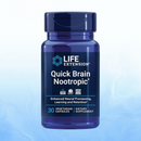 Quick Brain Nootropic Life Extension - 30 Cápsulas | Potenciador Cognitivo | Memoria y Concentración | bhorganic