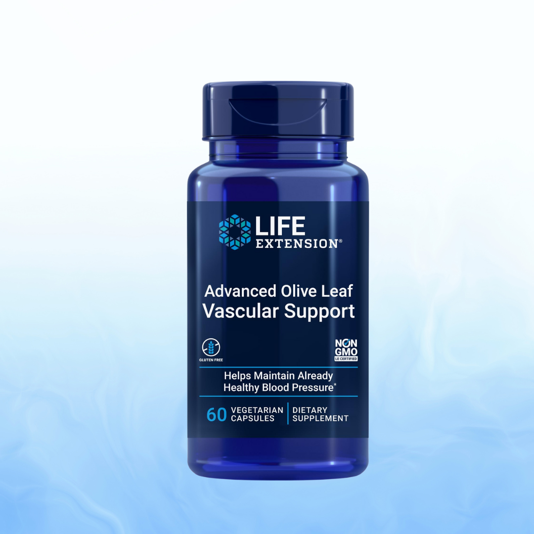 Advanced Olive Leaf Vascular Support Life Extension 60 Cápsulas