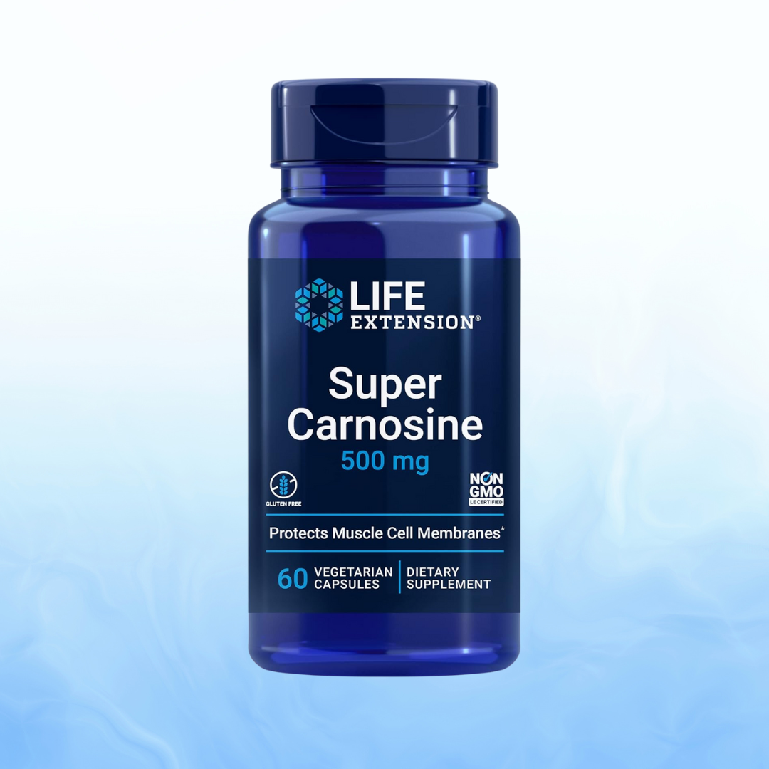 Super Carnosine, 500 Mg, 60 Veg Caps