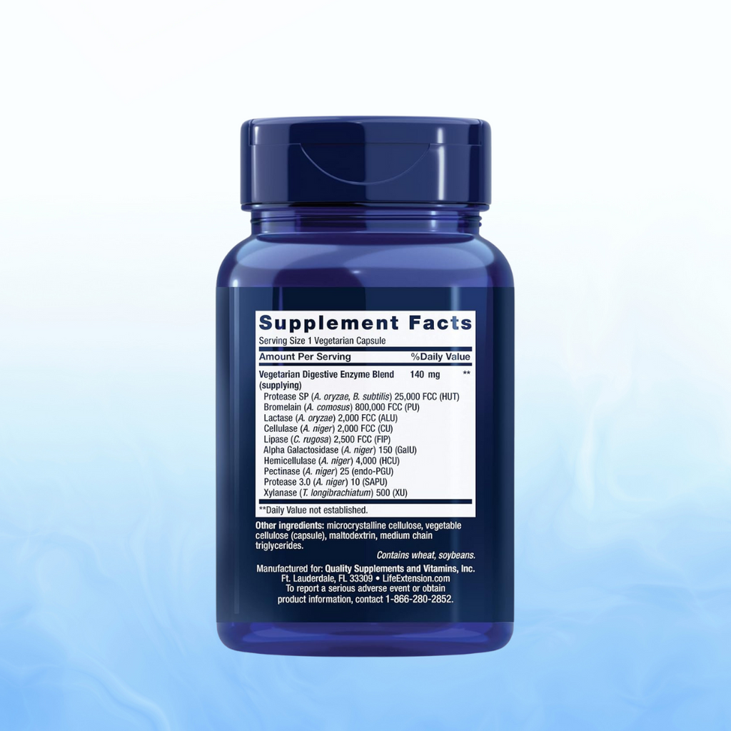Super Digestive Enzymes, 60 Veg Cáps | Life Extension