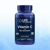 Vitamina C y Bio-quercetina, 1000 Mg, 250 Veg Tabs | Life Extension