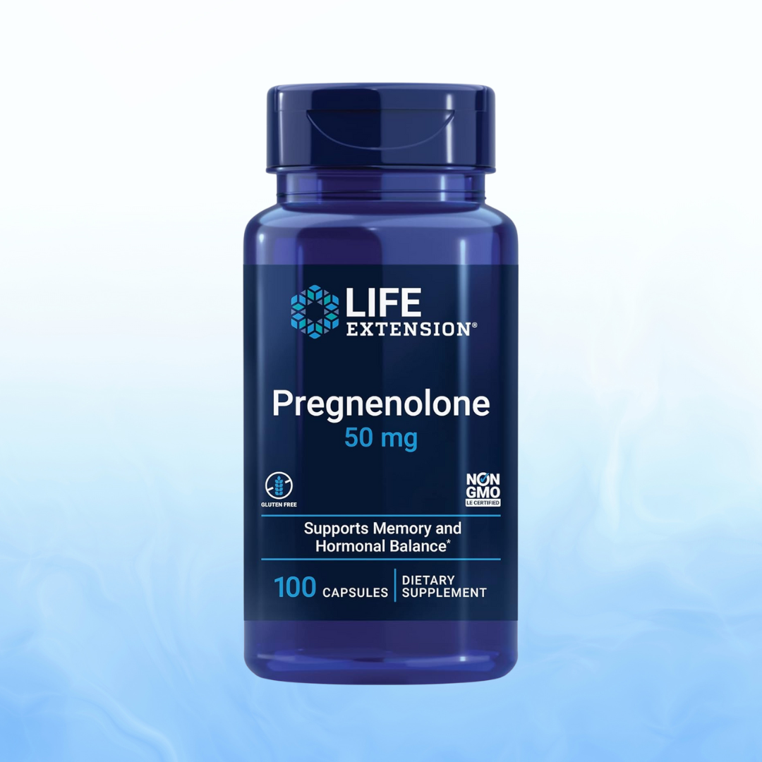 Pregnenolone 50 Mg Life Extension (100 Cápsulas Vegetarianas)