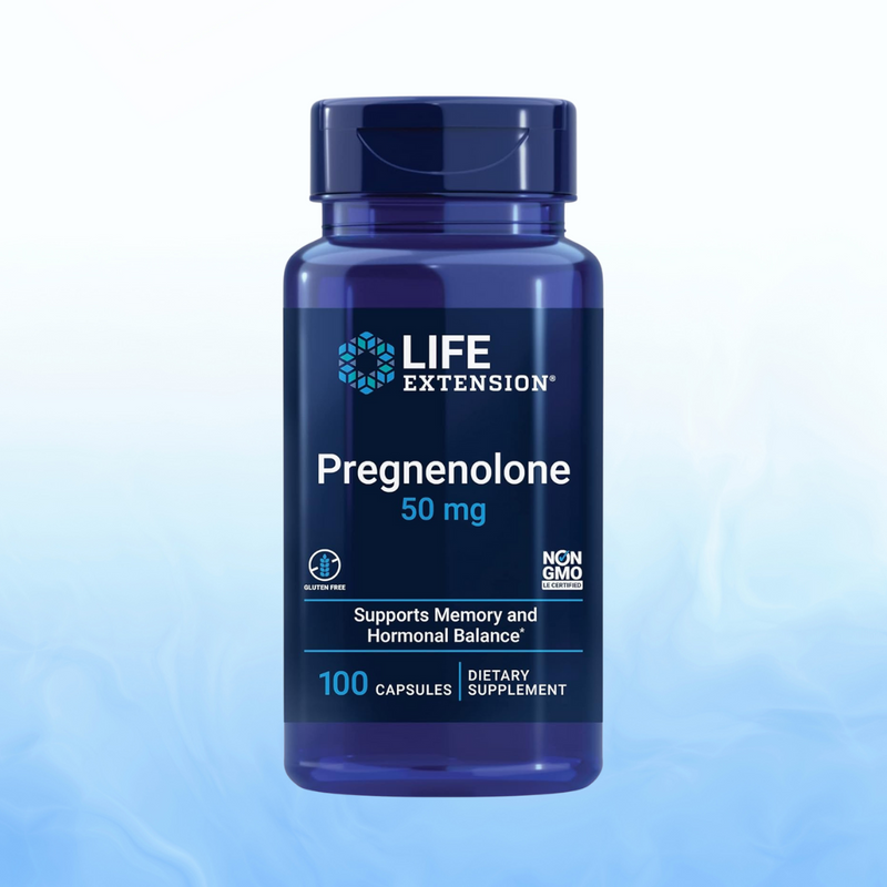 ✨ Pregnenolone 50 mg – Life Extension (100 cápsulas vegetarianas)