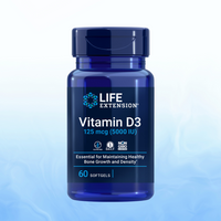 Vitamina D3 5,000 Iu, 60 Softgel | Life Extension