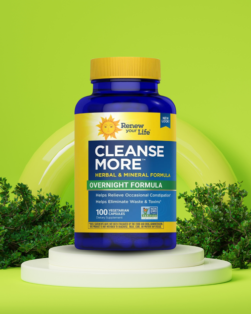 Cleanse MORE Renew Life 100 Cápsulas