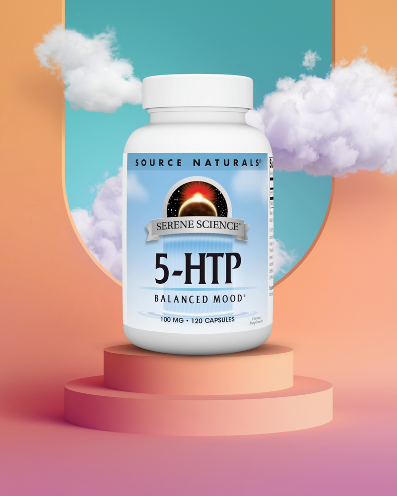 5-HTP 100mg Source Naturals - 120 Cápsulas Serene Science | Bienestar Emocional | bhorganic