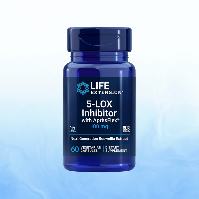 5-LOX Inhibitor con ApresFlex, 100 mg, 60 veg caps