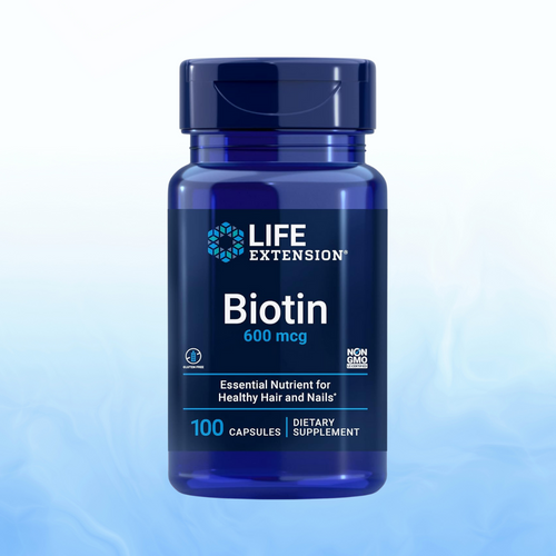 Biotina 600mcg Life Extension 100 Cápsulas