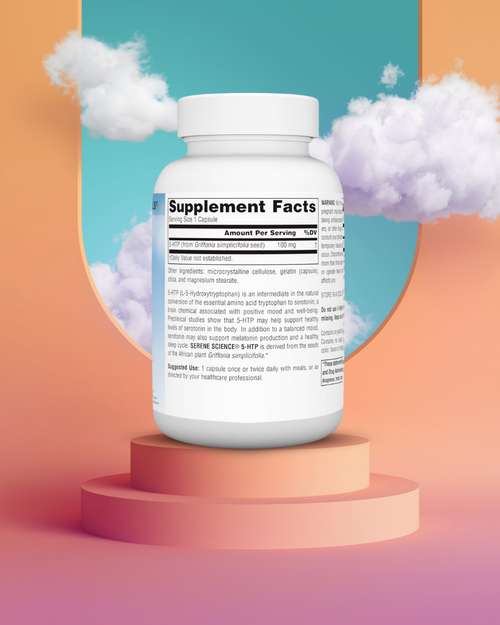5-HTP 100mg Source Naturals - 120 Cápsulas Serene Science | Bienestar Emocional | bhorganic