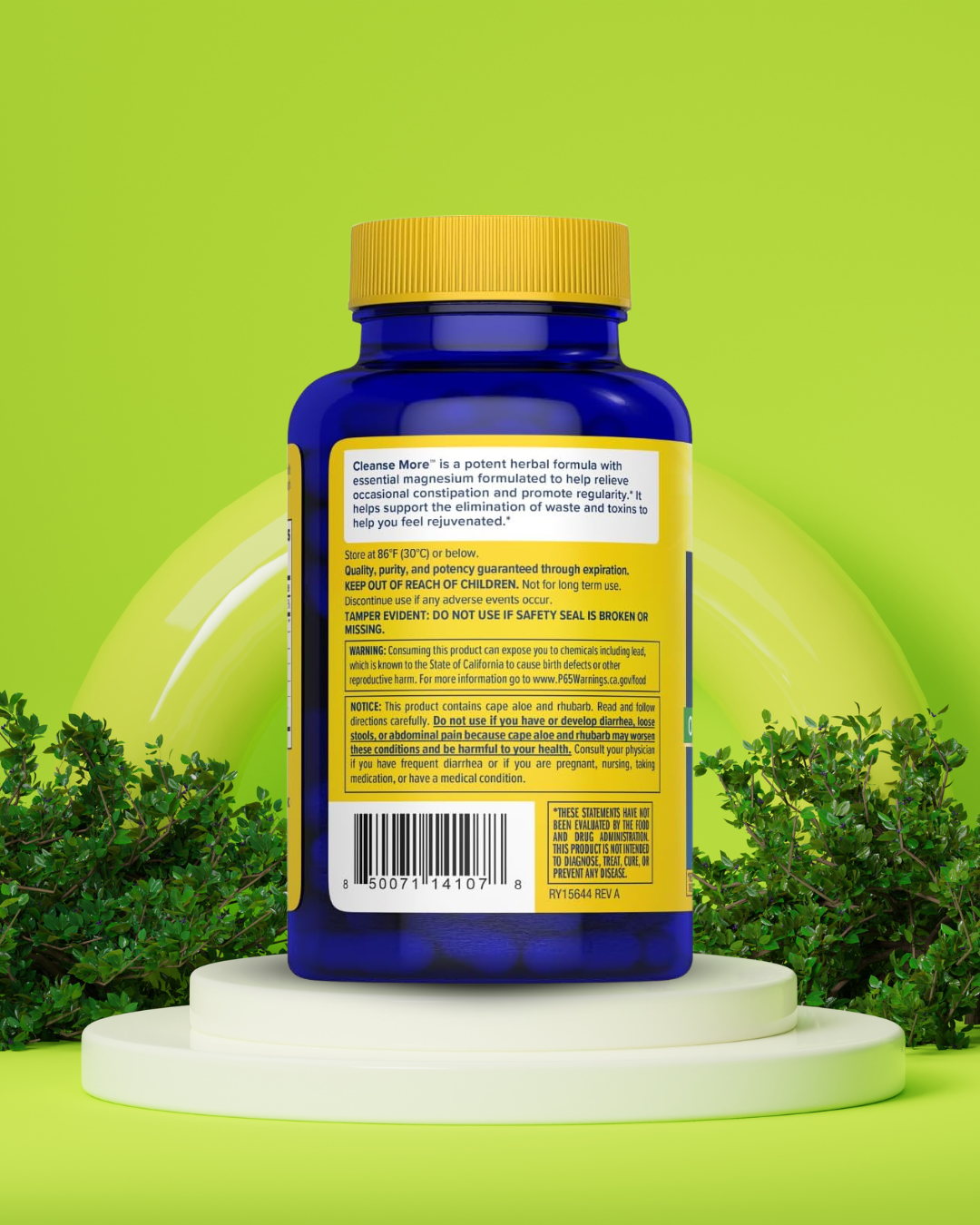 Cleanse MORE Renew Life - 100 Cápsulas | Limpieza Natural | Bienestar Digestivo | bhorganic