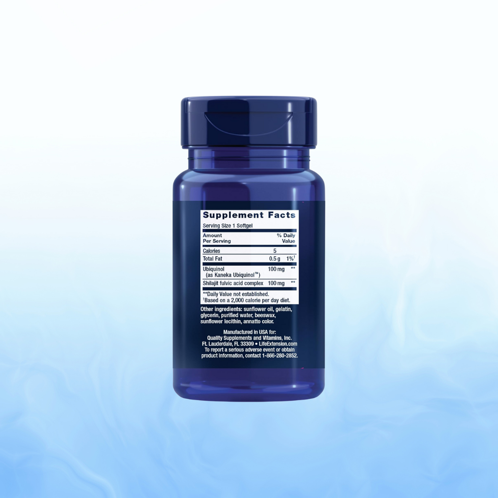 Super Ubiquinol Coq10 con Enhanced Mitochondrial Support™ – Life Extension (60 Cápsulas)