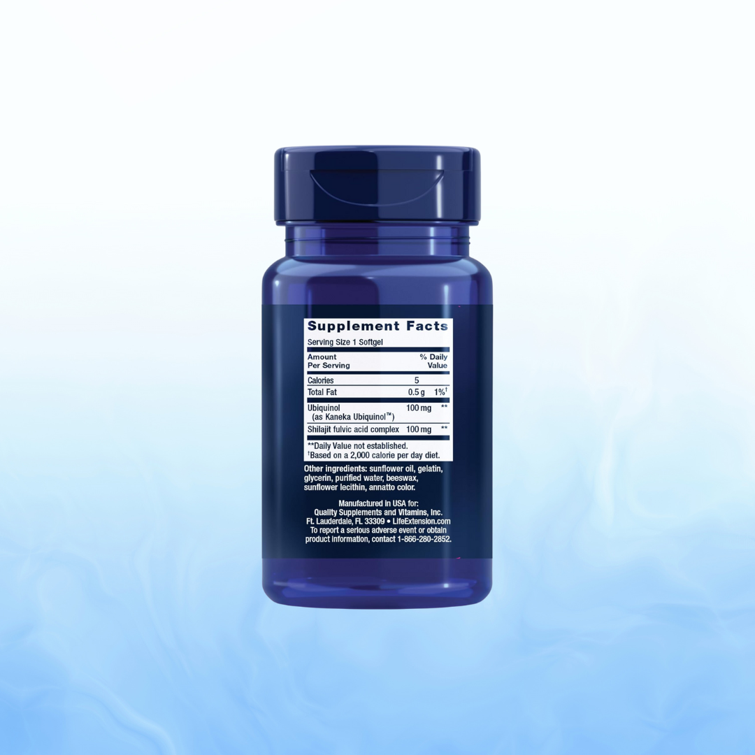 Super Ubiquinol Coq10 con Enhanced Mitochondrial Support™ – Life Extension (60 Cápsulas)