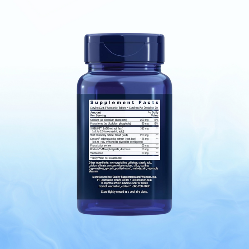 Cognitex Elite  Pregnenolone 60 Veg tablets