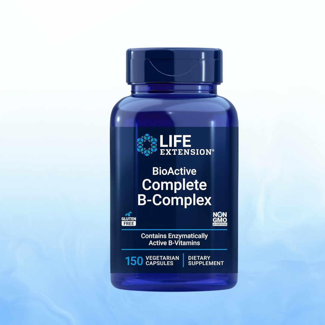 Complejo B Completo Bioactivo Life Extension 60 Cápsulas Vegetarianas