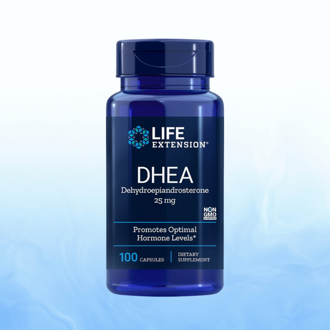 DHEA 25 Mg Life Extension (100 Cápsulas Vegetarianas)