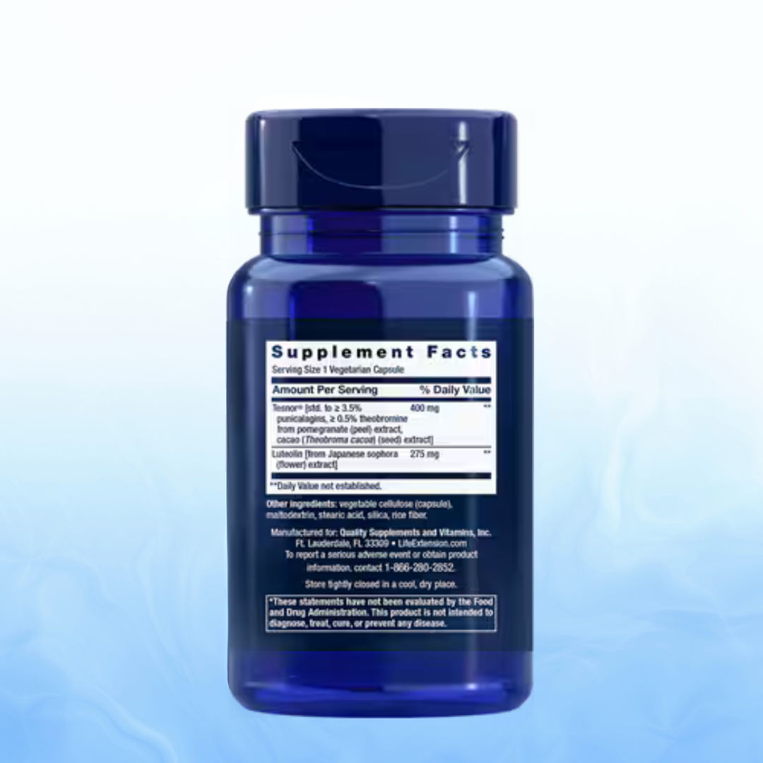 Testosterone Elite Life Extension - 30 Cápsulas Vegetarianas | Vitalidad Masculina | Bienestar Hormonal | bhorganic