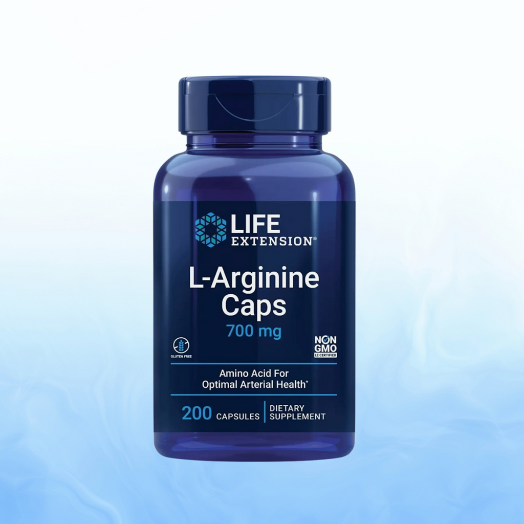 L-arginina 700 Mg Life Extension (200 Cápsulas Vegetarianas)