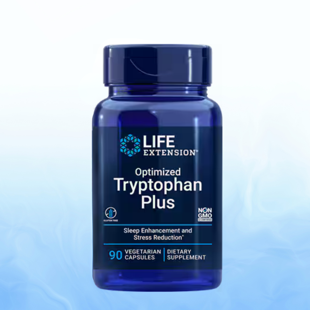 Optimized Tryptophan Plus Life Extension 90 Cápsulas Vegetarianas