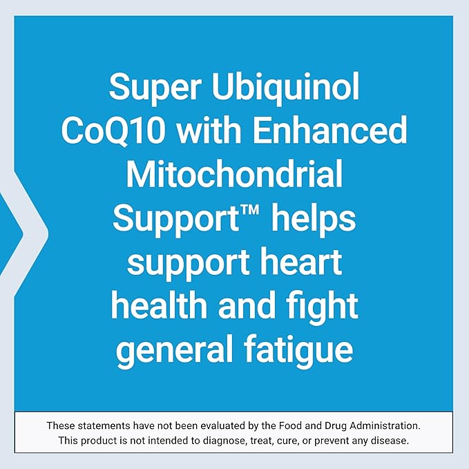🧠 Super Ubiquinol CoQ10 con Enhanced Mitochondrial Support™ – Life Extension (60 cápsulas)