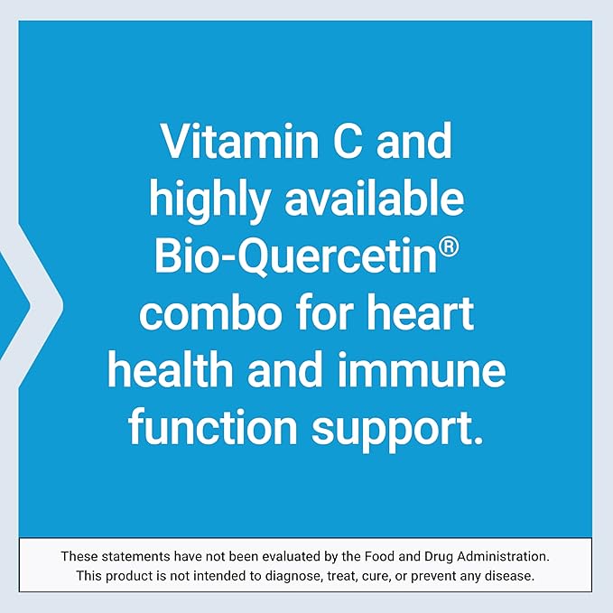 Vitamina C y Bio-quercetina, 1000 Mg, 250 Veg Tabs | Life Extension