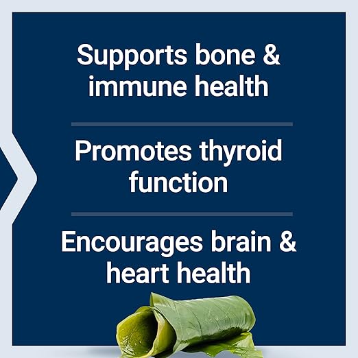 Vitamina D3 125 Mcg (5000 IU) con Sea Iodine – Life Extension (60 Cápsulas)