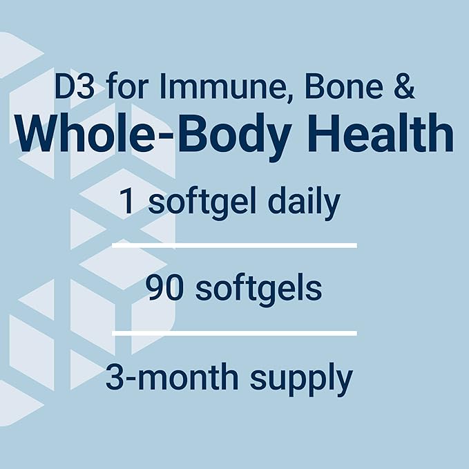 Vitamina D3 1000 UI 25 Mcg 90 Softgels | Life Extension