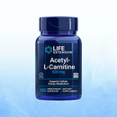 Acetyl L-Carnitine 500mg Life Extension - 100 Cápsulas Vegetales | Energía Mental | Función Cognitiva | bhorganic