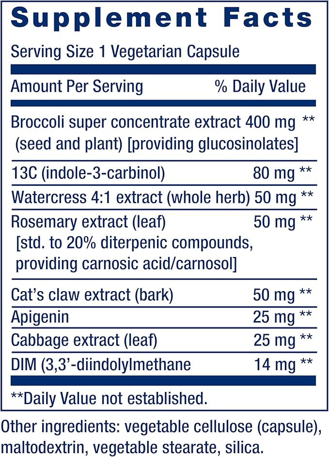 Cruciferos Vegetable Extract, 60 veg cáps