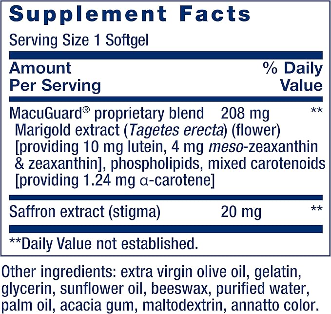 Macuguard – Life Extension (60 Cápsulas)