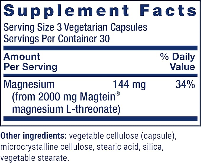 🦴 Neuro-Mag® Magnesio L-Treonato – Life Extension (90 cápsulas vegetarianas)