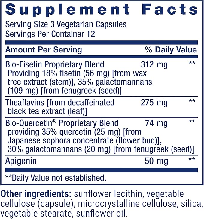 Senolytic Activator 36 Veg Caps | Life Extension