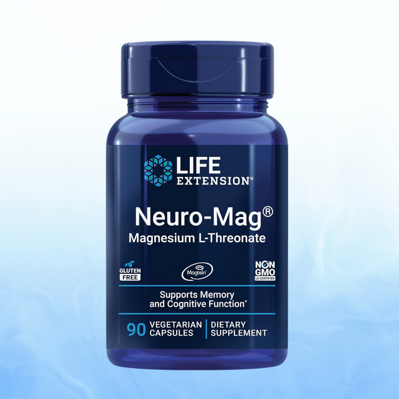 🦴 Neuro-Mag® Magnesio L-Treonato – Life Extension (90 cápsulas vegetarianas)