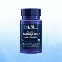 Advanced Curcumin Elite Life Extension - 30 Softgels | Cúrcuma Ultra Absorbible | bhorganic