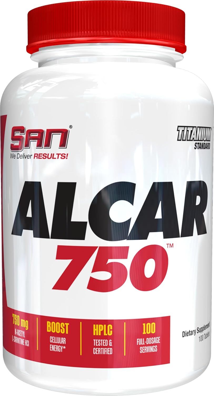 ALCAR 750 Acetil L-Carnitina SAN Nutrition 100 Tabletas