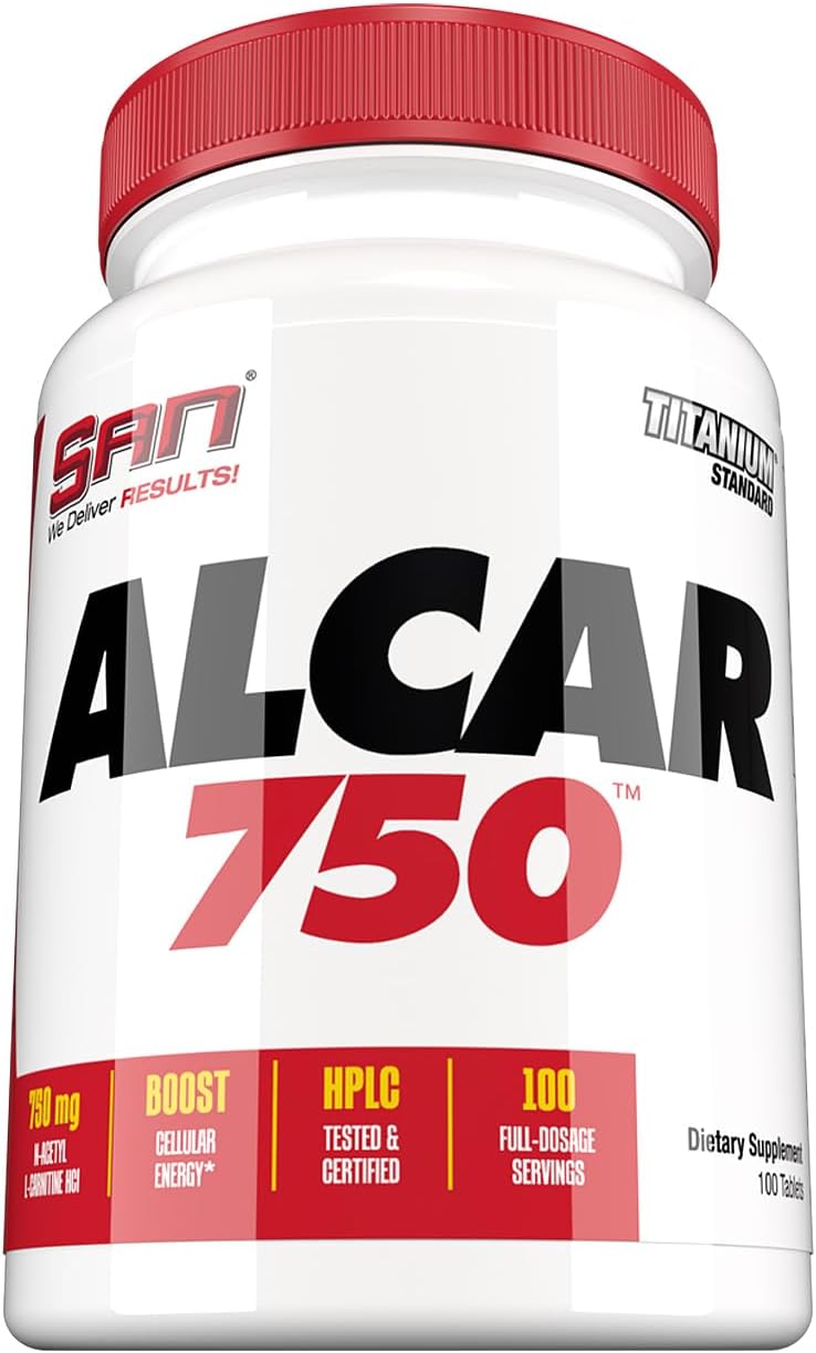 ALCAR 750 Acetil L-Carnitina SAN Nutrition - 100 Tabletas | Aminoácido | bhorganic
