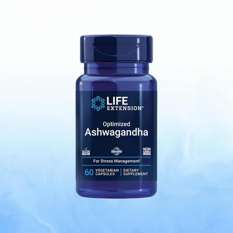 Optimized Ashwagandha 60 vegetarian capsules LIFE EXTENSION