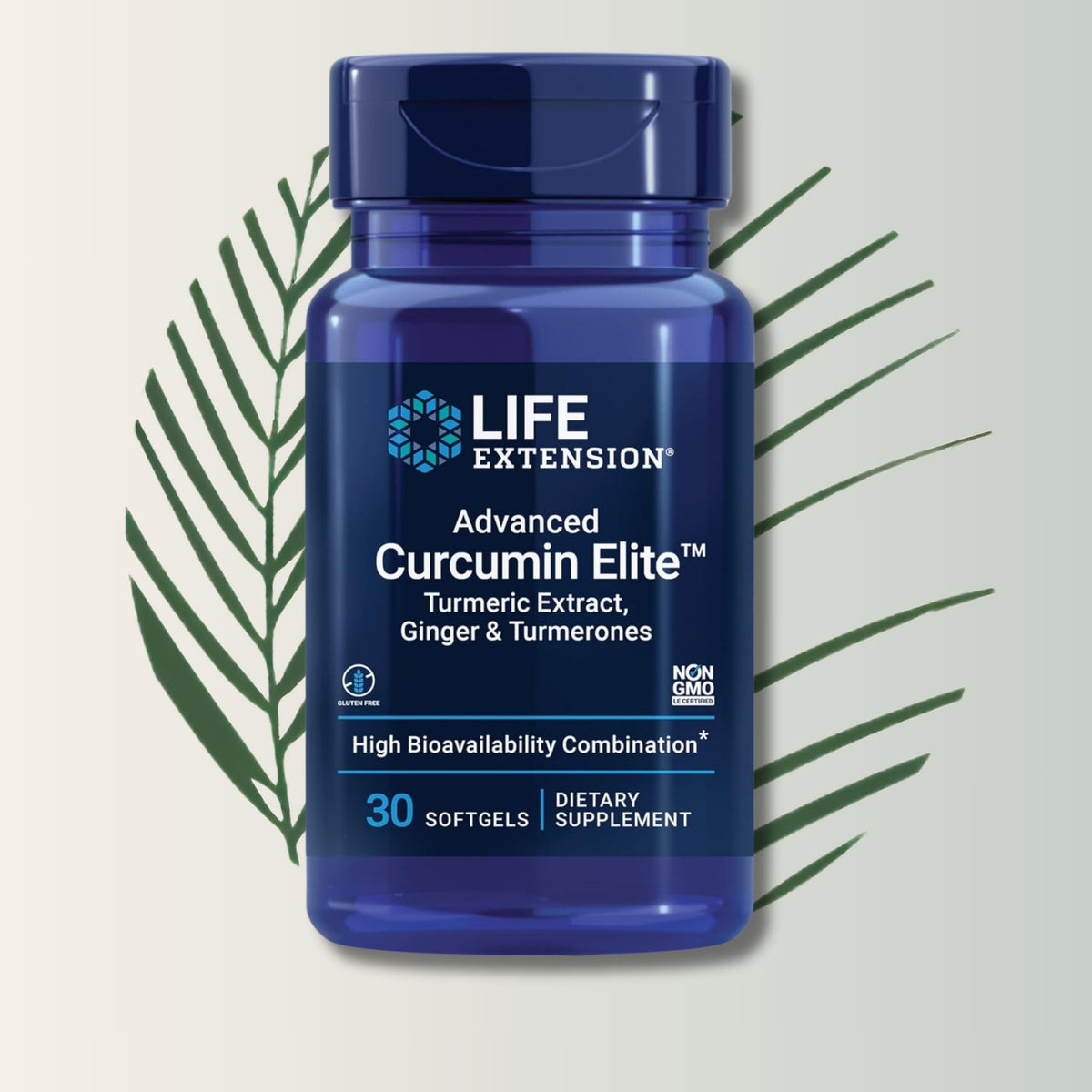 Advanced Curcumin Elite Life Extension - 30 Softgels | Cúrcuma Ultra Absorbible | bhorganic