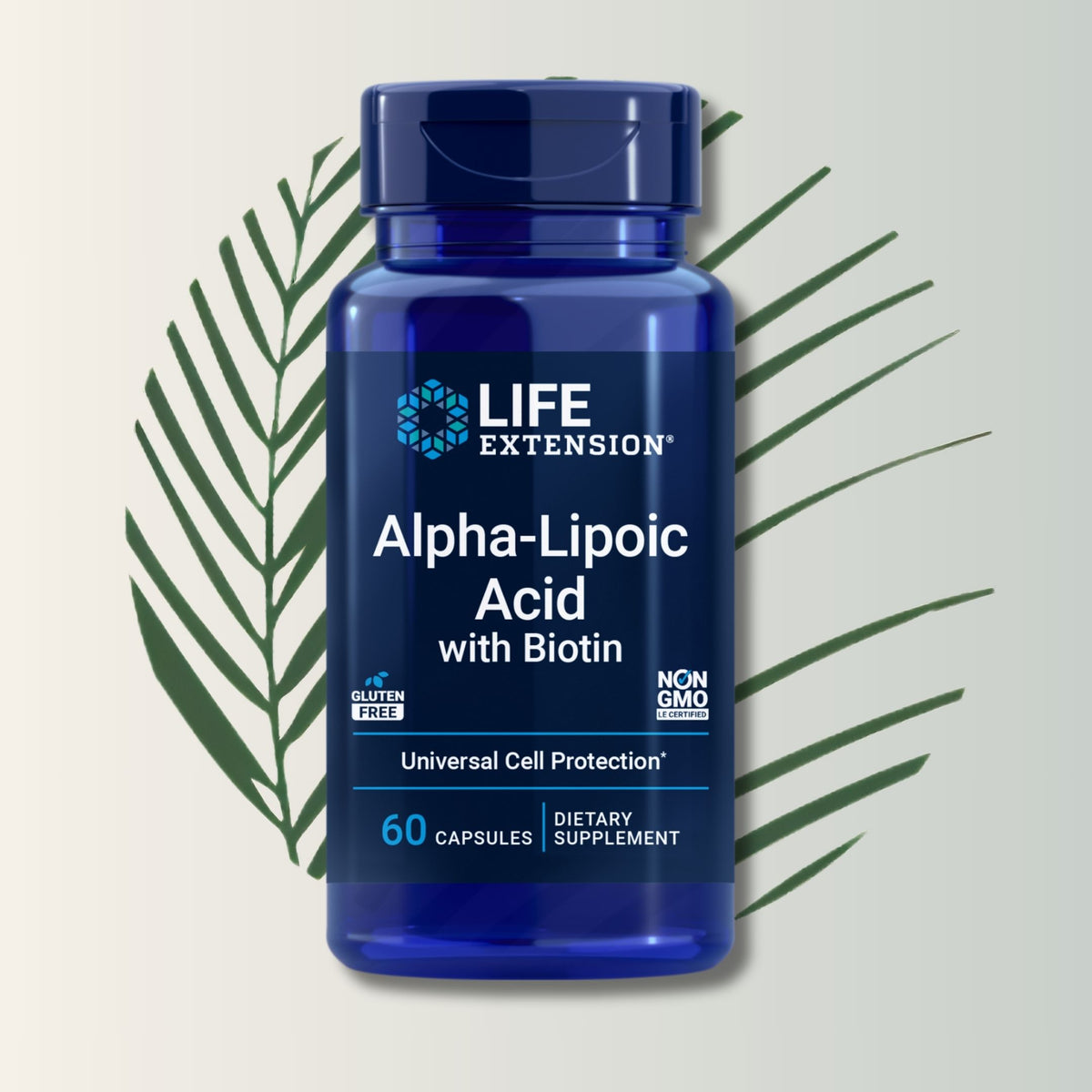 Alpha-Lipoic Acid con Biotina 250mg Life Extension - 100 Cápsulas | Antioxidante | Energía Celular | bhorganic