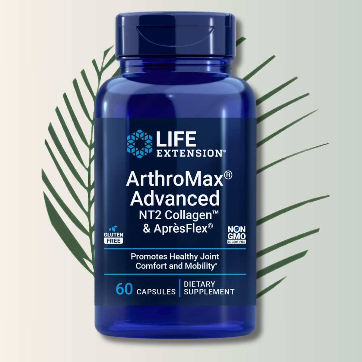 Arthromax Advanced NT2 Collagen & Apresflex Life Extension - 60 Cápsulas | Bienestar Articular | bhorganic