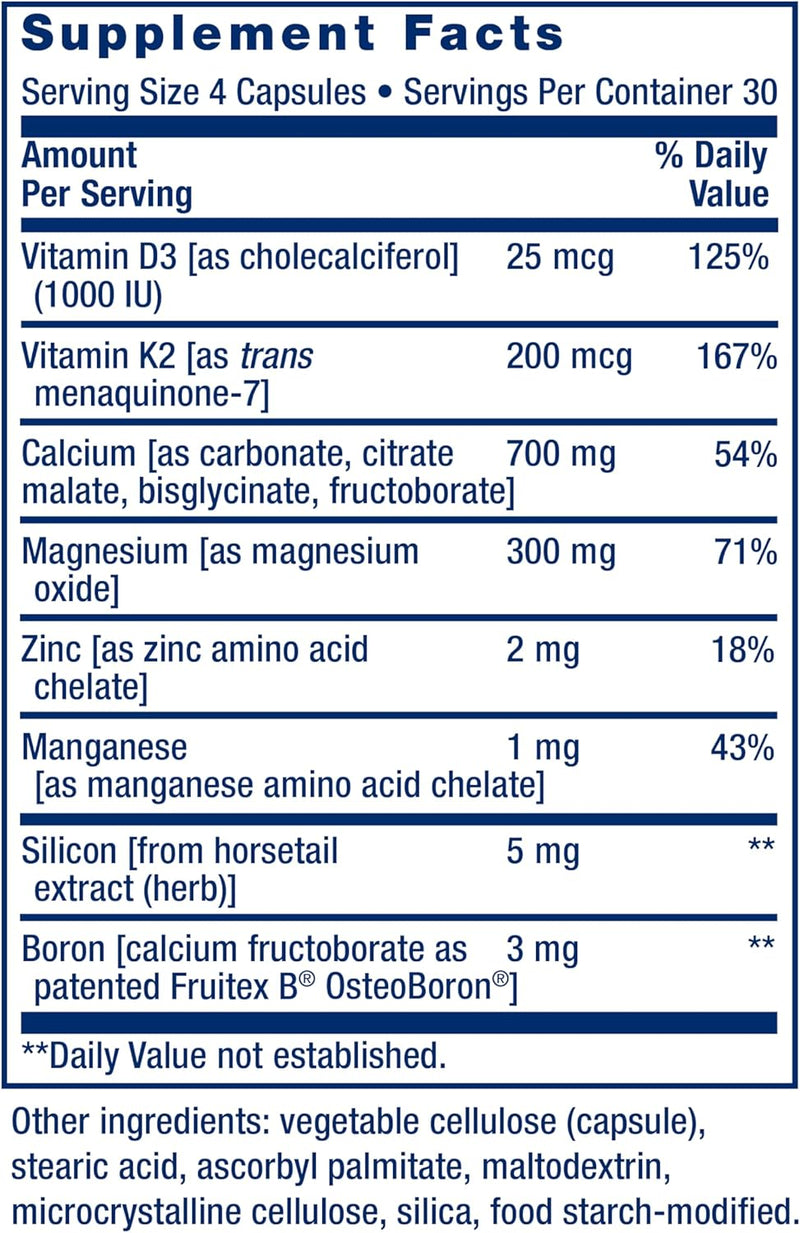 ✨ Bone Restore  Vitamin with K2, 120 caps