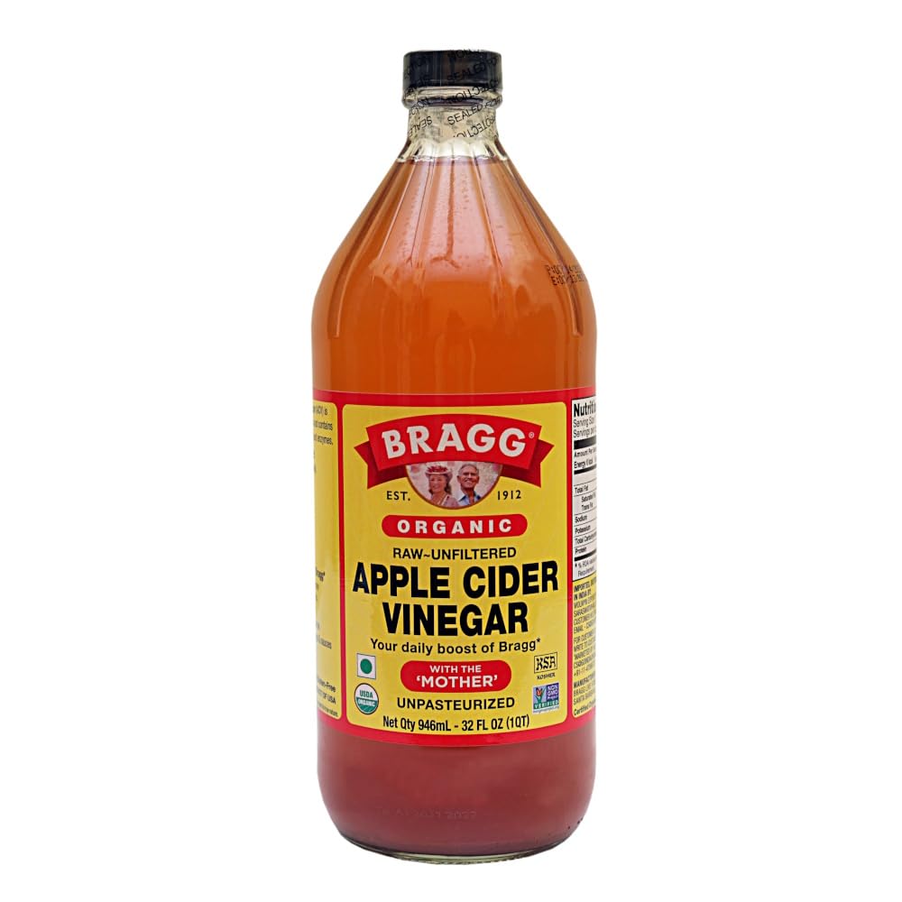 Bragg Vinagre de Sidra de Manzana Orgánico con la “madre” 946 Ml
