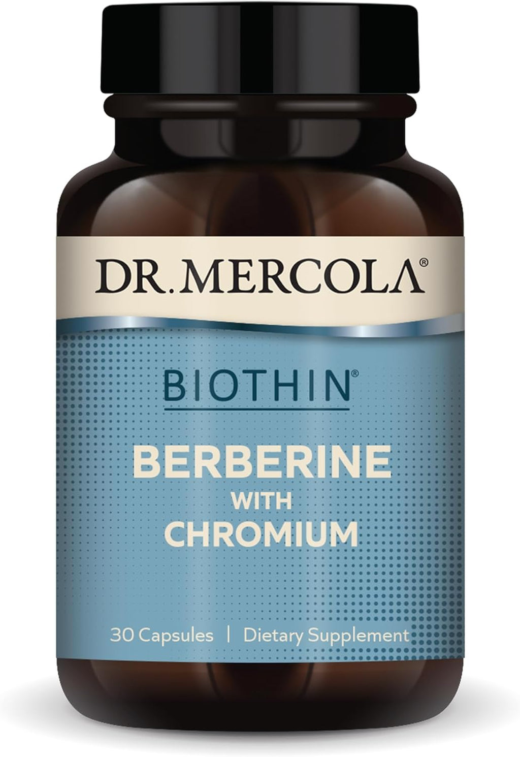 Berberine Biothin Dr. Mercola con Cromo - 30 Cápsulas | Metabolismo Saludable | bhorganic