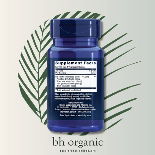 Bio-Fisetin Life Extension - 30 Cápsulas | Senolítico Natural | Longevidad Celular | bhorganic